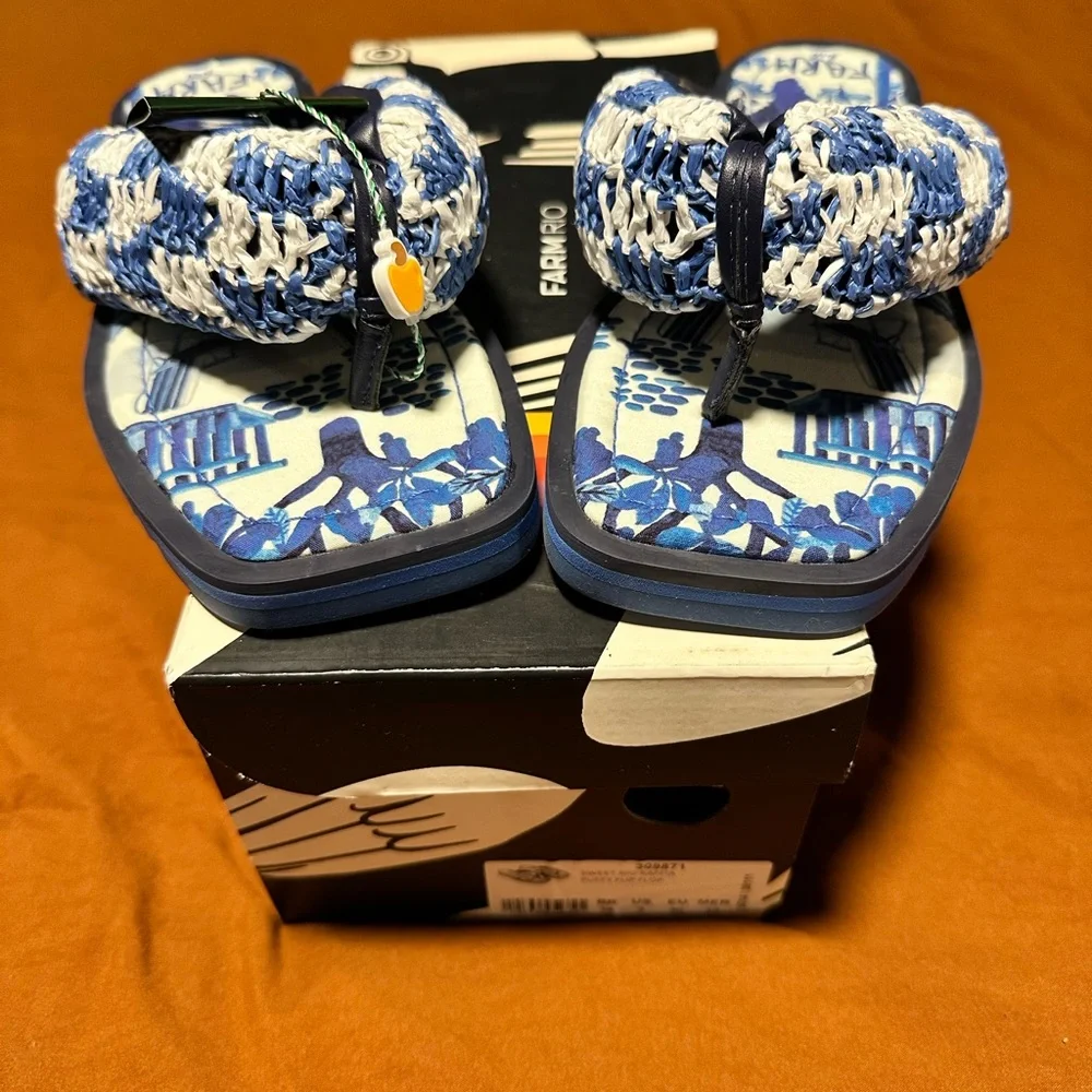 FARM Rio Raffia Puffy Flip Flop - Picture 5 of 10